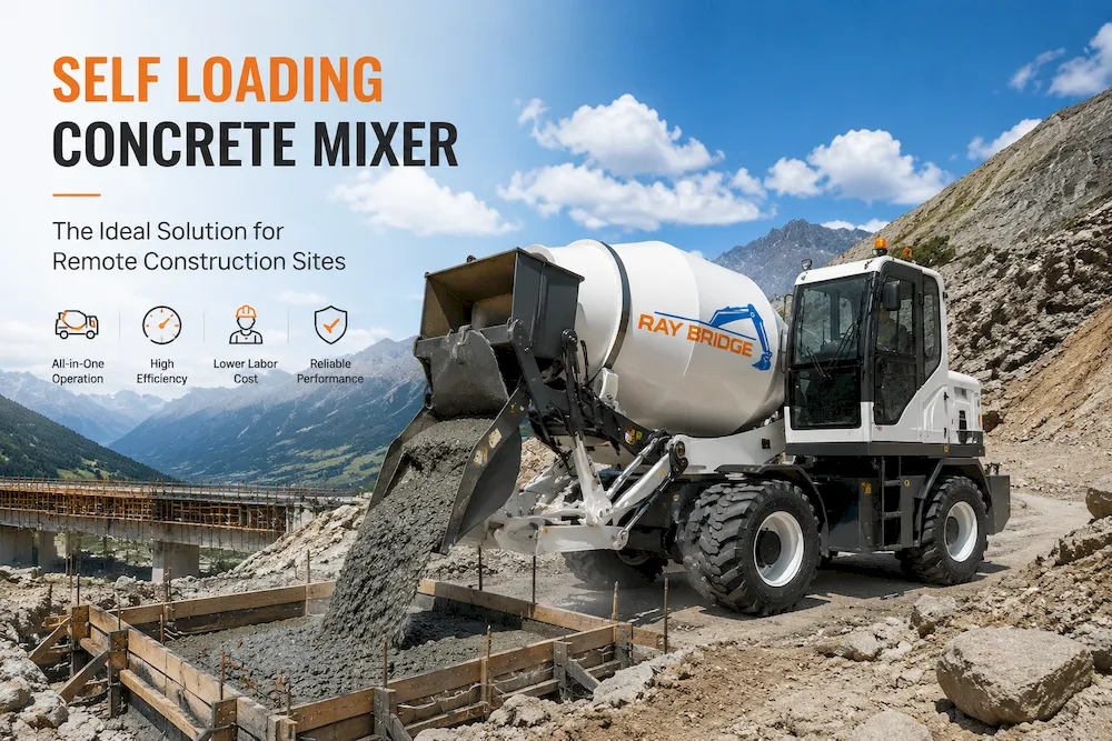 Self-Loading Mixers for On-Site Concrete Work