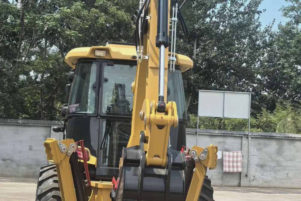 RB420F backhoe loader for road and drainage planning