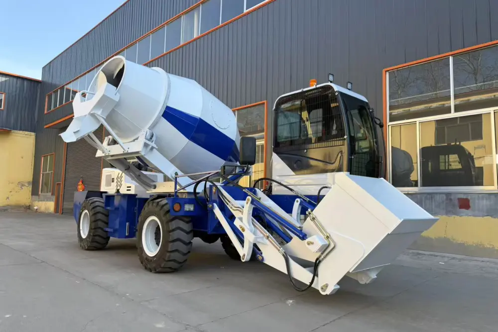RB2500 self-loading concrete mixer approved product image