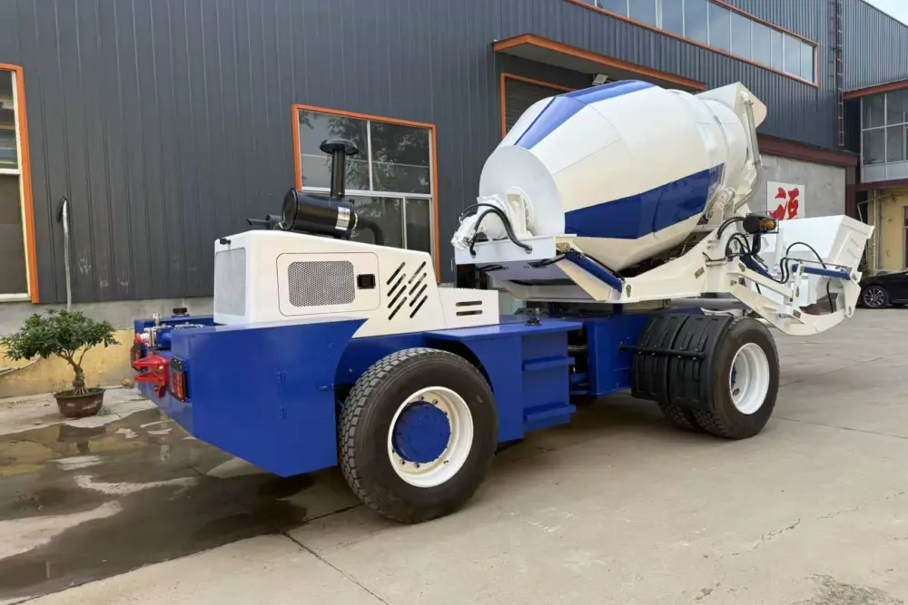 Self-Loading Concrete Mixers for Road, Rural and Remote Jobsites